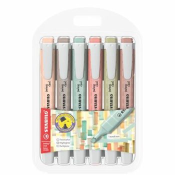 Szövegkiemelő készlet, 1-4 mm, STABILO "Swing c...