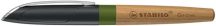   Töltőtoll, tölgyfa tolltest, zöld kiegészítővel, STABILO "Grow"