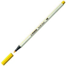 Ecsetirón, STABILO "Pen 68 brush", citromsárga