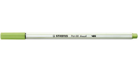 Ecsetirón, STABILO "Pen 68 brush", pisztácia