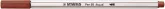 Ecsetirón, STABILO "Pen 68 brush", vörösesbarna