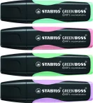 Szövegkiemelő készlet, 2-5 mm, STABILO "Green B...