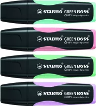 Szövegkiemelő készlet, 2-5 mm, STABILO "Green B...