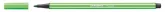 Filctoll, 1 mm, STABILO "Pen 68", levél zöld