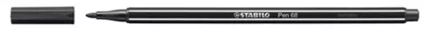 Filctoll, 1 mm, STABILO "Pen 68", fekete