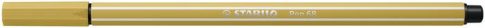 Filctoll, 1 mm, STABILO "Pen 68", khaki