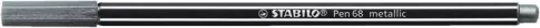 Filctoll, 1,4 mm, STABILO "Pen 68 metallic", ezüst Filctoll, 1,4 mm, STABILO "Pen 68 metallic", ezüst