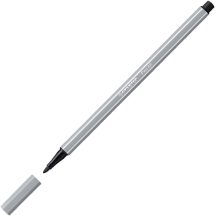 Rostirón, 1 mm, STABILO "Pen 68", világos szürke