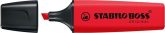   Szövegkiemelő, 2-5 mm, STABILO "BOSS original", Stabilo piros