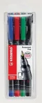 Alkoholos marker készlet, 0,7 mm, STABILO "OHPe...