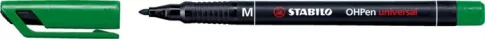Alkoholos marker, 1 mm, STABILO "OHPen M", zöld Alkoholos marker, 1 mm, STABILO "OHPen M", zöld