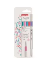   Tűfilc készlet, 0,4 mm, UNI "Emott Candy Pop", 5 különböző szín