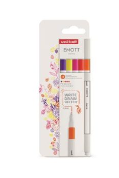 Tűfilc készlet, 0,4 mm, UNI "Emott Passion", 5...