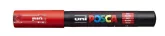 Dekormarker, 0,7-1,0 mm, UNI "Posca PC-1M", piros