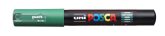 Dekormarker, 0,7-1,0 mm, UNI "Posca PC-1M", zöld