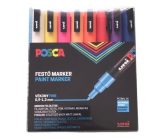 Dekormarker készlet, 0,9-1,3 mm, UNI "Posca PC-...