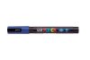Dekormarker, 0,9-1,3 mm, UNI "Posca PC-3M", kék Dekormarker, 0,9-1,3 mm, UNI "Posca PC-3M", kék