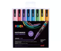 Dekormarker készlet, 0,9-1,3 mm, UNI "Posca PC-...