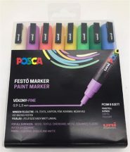 Dekormarker készlet, 0,9-1,3 mm, UNI "Posca PC-...