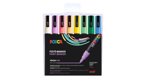 Dekormarker készlet, 0,9-1,3 mm, UNI "Posca PC-...
