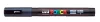Dekormarker, 0,9-1,3 mm, UNI "Posca PC-3M", ten...