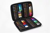 Dekormarker készlet, táskában, UNI "Posca", 40...