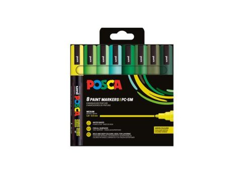Dekormarker készlet, 1,8-2,5 mm, UNI "Posca PC-...