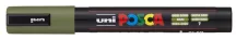 Dekormarker, 1,8-2,5 mm, UNI "Posca PC-5M", khaki