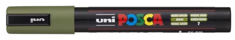 Dekormarker, 1,8-2,5 mm, UNI "Posca PC-5M", khaki