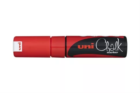 Krétamarker, 8 mm, UNI "PWE-8K", fluor piros Krétamarker, 8 mm, UNI "PWE-8K", fluor piros