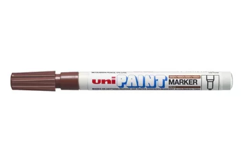 Lakkmarker, 0,8-1,2 mm, UNI "PX-21", barna Lakkmarker, 0,8-1,2 mm, UNI "PX-21", barna