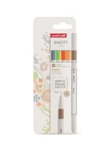 Tűfilc készlet, 0,4 mm, UNI "Emott Natural", 5...