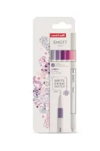 Tűfilc készlet, 0,4 mm, UNI "Emott Floral", 5 k...