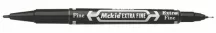 Alkoholos marker, 0,5/1,0 mm, kétvégű, ZEBRA "M...