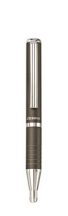 Golyóstoll, 0,24 mm, teleszkópos, metálszürke tolltest, ZEBRA "SL-F1", kék