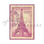 Dekupázs rizspapír A4 - Eiffel torony bélyegzővel