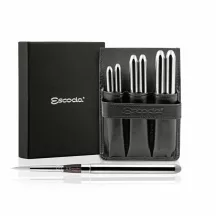   Ecset - Escoda 1243 Perla 6 Set - szintetikus ecset szett, utazó készlet, összecsukható
