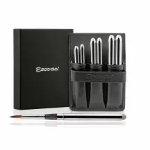   Ecset - Escoda 1244 Prado 6 Set - szintetikus ecset szett, utazó készlet, összecsukható