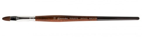Ecset - Escoda Versatil lapos, rövidnyelű, szintetikus, sötétbarna