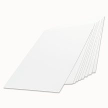   Karcfólia csomag, üres, fehér - ESSDEE 10 White Scraperboard 152x101mm