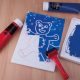 Művészlinókészlet gyerekeknek - ESSDEE Block Printing Kit for Kids - Nyomdakészítéshez