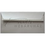 alaxis Ezüstfehér DL boríték csomag - 10 db, 22x11 cm
