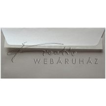 alaxis Ezüstfehér DL boríték csomag - 10 db, 22x11 cm