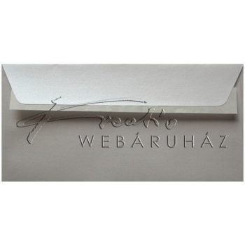 alaxis Ezüstfehér DL boríték csomag - 10 db, 22x11 cm