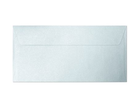 Galaxis Metálfényű DL boríték, 120 gr - 22x11 cm - Világoskék színű