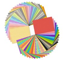   HAPPY Geometrikus kartonok - Vegyes csomag - 10 különböző minta egy csomagban