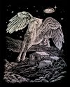 Képkarcoló készlet karctűvel - 20x25 cm - Holografikus - Pegazus Képkarcoló készlet karctűvel - 20x25 cm - Holografikus - Pegazus