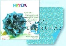 Origami papír - Kék virág hajtogató készlet 10x10 cm