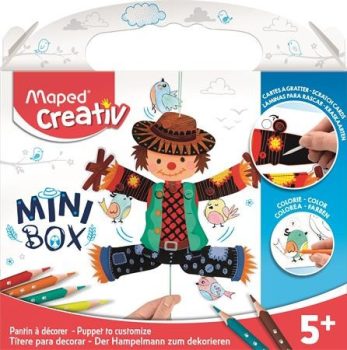 Madárijesztő készítő kreatív készségfejlesztő készlet, színezhető - MAPED CREATIV Mini Box - Kifutó termék