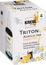  KREUL Triton Elegant Art - Akriltinta készlet - 4 x 50 ml készlet